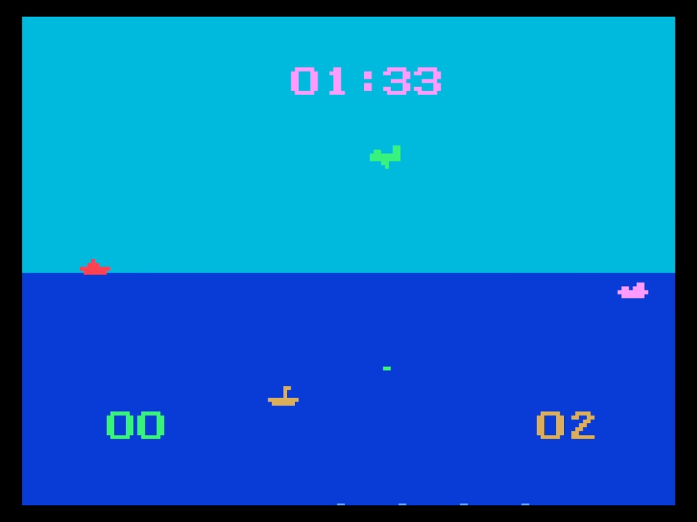 Screenshot of Armored Encounter And Sub Chase for Odyssey 2